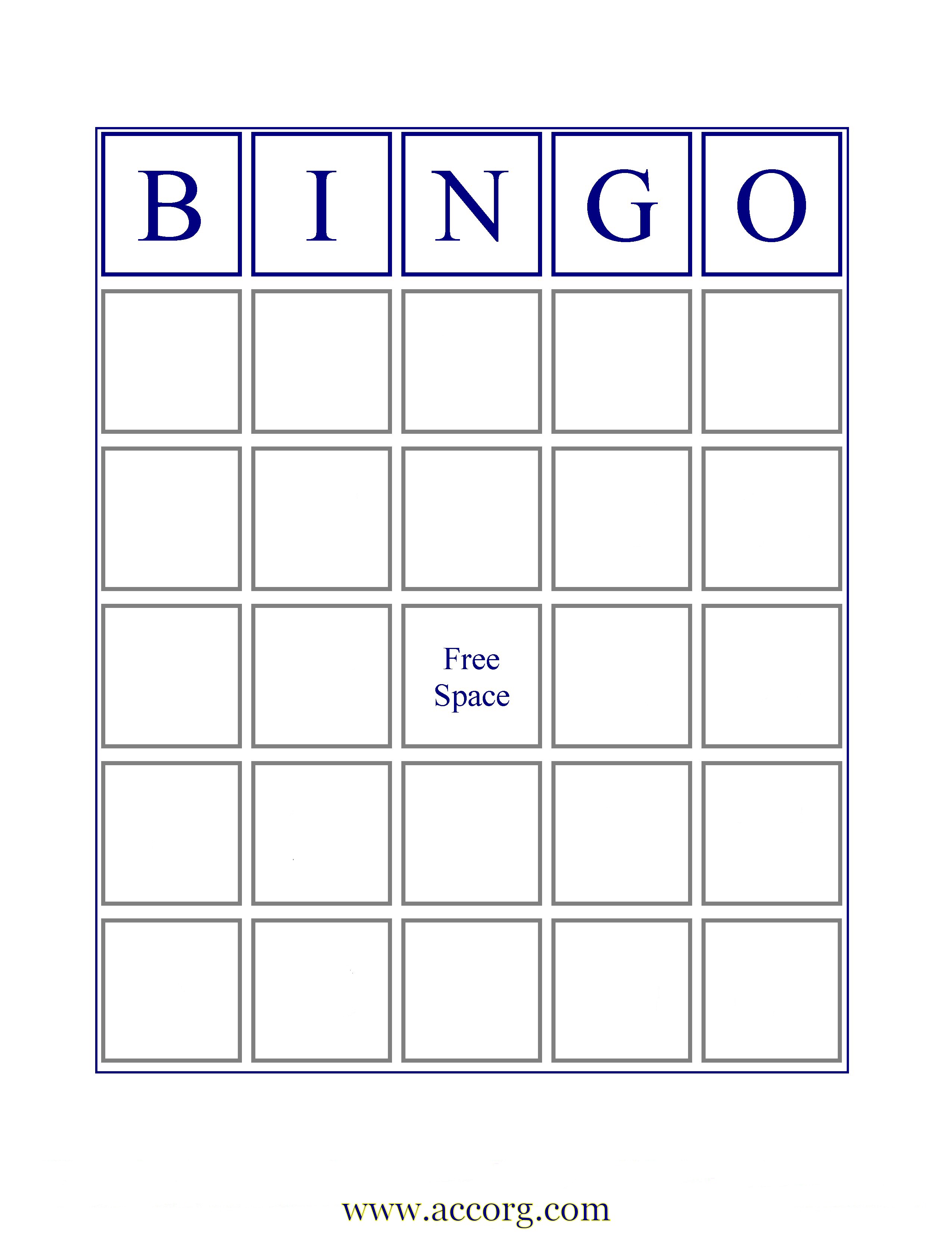 Bingo Gallery Template