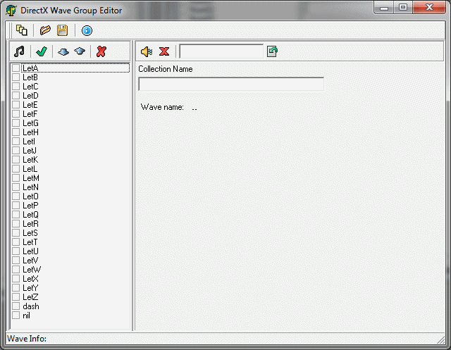 DXW Tool Letters View