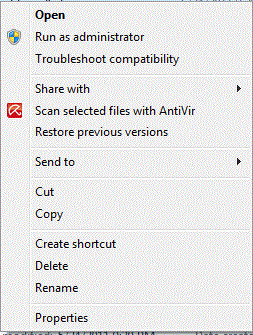 Right Click Setup File