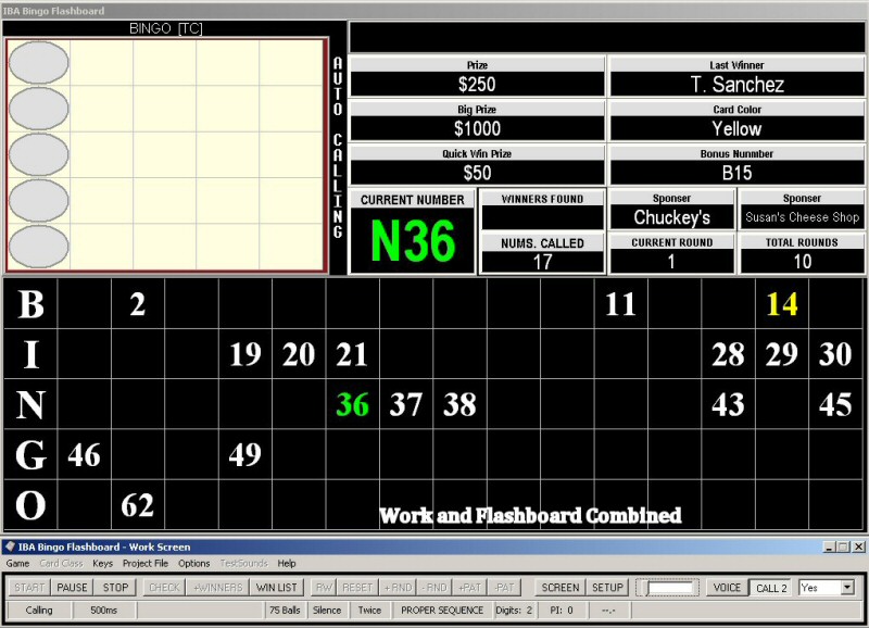 IBA Bingo Flashboard 1.23.5 screenshot